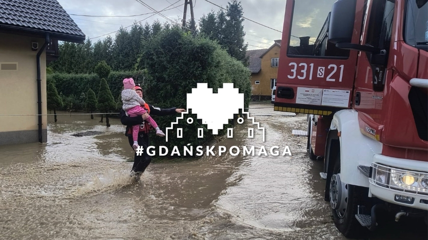 Gdańsk pomaga powodzianom