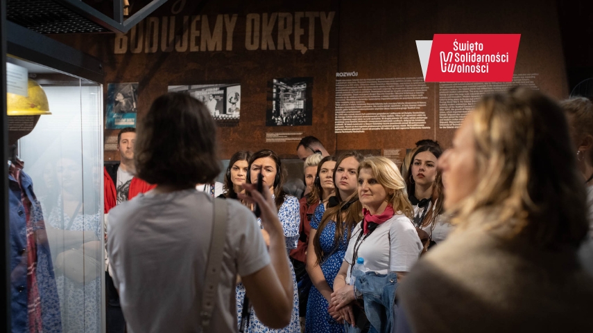 Oprowadzanie po wystawie Stocznia