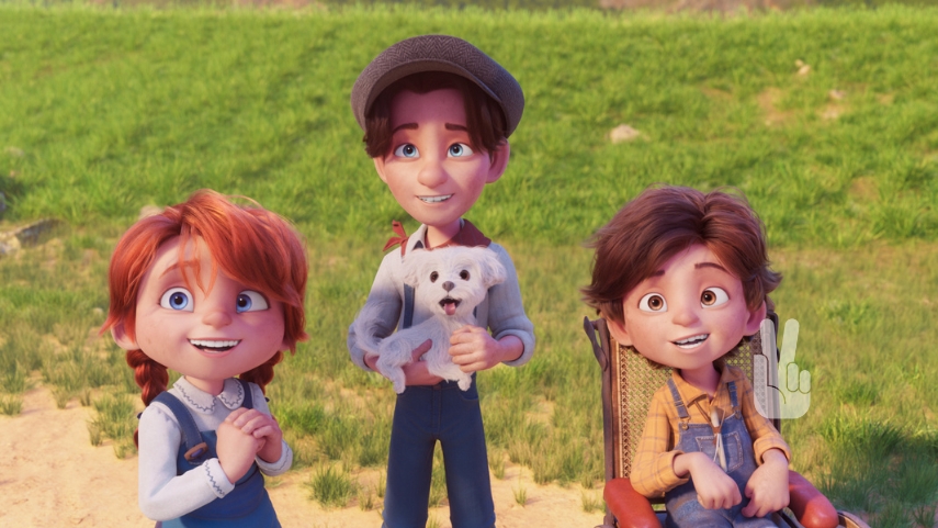 Kadr z filmu Dzielna banda